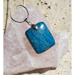 Pendentif Apatite - 'Tiaré'