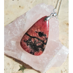 Pendentif Rhodonite 'Love'