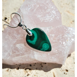 Pendentif Malachite 'Je suis'