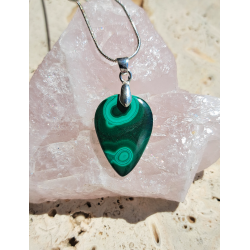 Pendentif Malachite 'Je suis'