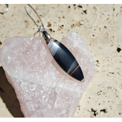 Pendentif Agate Botswana...