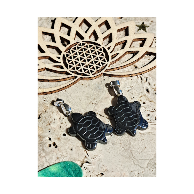 Pendentif Hématite Tortue