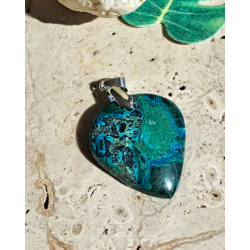 Pendentif Malachite 'plénitude'