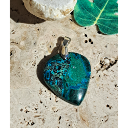 Pendentif Malachite 'plénitude'