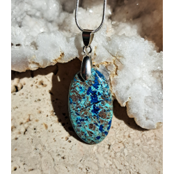 Pendentif Chrysocolle / shattuckite 'Maurice'